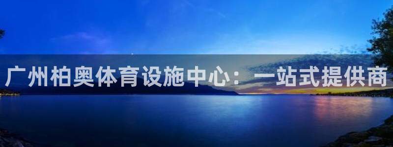 意昂体育4是干嘛的公司：广州柏奥体育设施中心：一站式