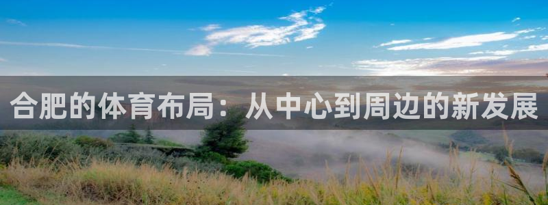 意昂4五金厂：合肥的体育布局：从中心到周边的新发展