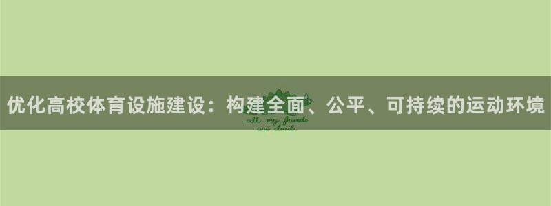 意昂体育4：优化高校体育设施建设：构建全面、公平、可