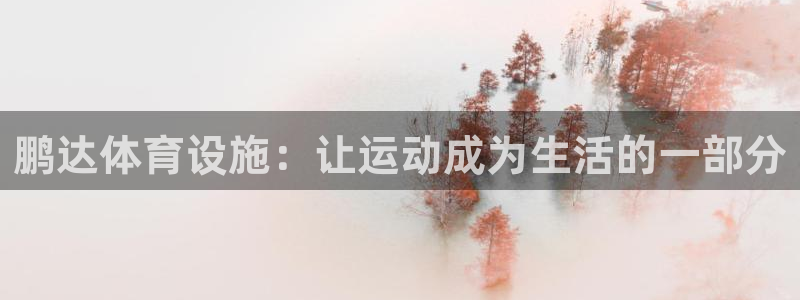 意昂4代理：鹏达体育设施：让运动成为生活的一部分